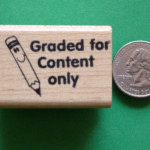 Graded for Content Only - Pencil