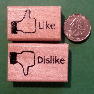 Like/Dislike Set of 2 Stamps